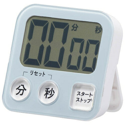 大画面デジタルタイマー ブルー オーム COK-T131-A