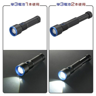 GLEDライト 単3電池式 250ルーメン オーム電機 LHA-P25A5