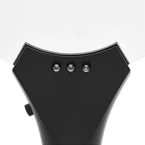 オーム電機 L-ZOOM LEDライト付 ハンドルーペ 約2倍 直径137mm LH-M10HL137A