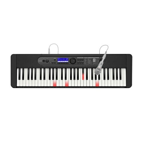 CASIO カシオ 光ナビゲーションキーボード カシオトーン LK-550BK 61鍵盤 マイク付属 ブラック