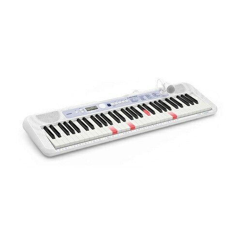 CASIO カシオ 光ナビゲーションキーボード カシオトーン LK-350 61鍵盤 マイク付属 ホワイト