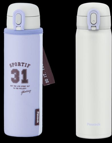 ワンタッチマグタイプ 0.5L パープル ピーコック魔法瓶工業 AEH-F50(AV)