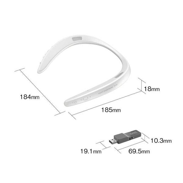 ネックスピーカー AQUOSサウンドパートナー ブラック［防水 /Bluetooth対応］ シャープ AN-SS3-B