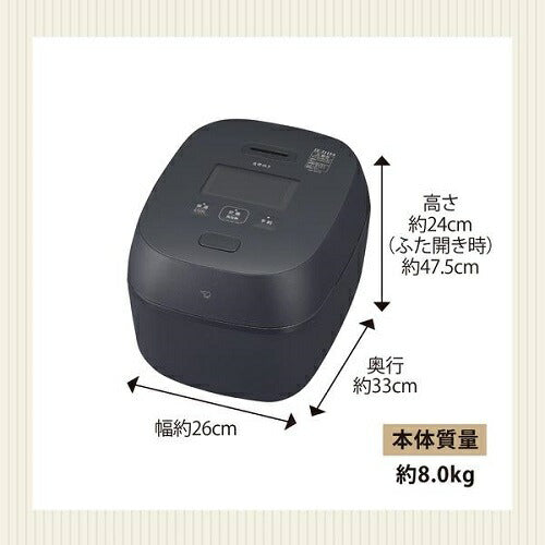 圧力IH炊飯ジャー 炎舞炊き 黒 炊飯容量 5.5合 象印 NX-AA10 BZ