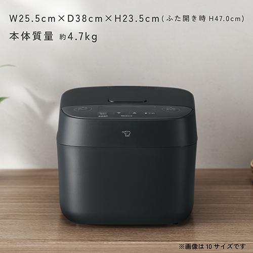 ZOJIRUSHI 象印 IH炊飯ジャー 豪熱沸とうIH 1升 NV-KA18-BA ブラック