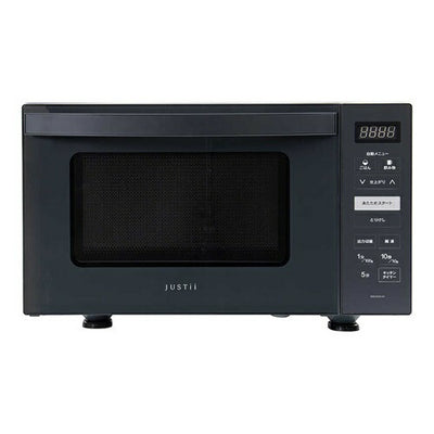 電子レンジ フラット 23L 電響社 DFR-G2324 ブラック 縦開き ヘルツフリー シンプル 新生活 単身