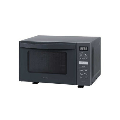 電子レンジ フラット 23L 電響社 DFR-G2324 ブラック 縦開き ヘルツフリー シンプル 新生活 単身