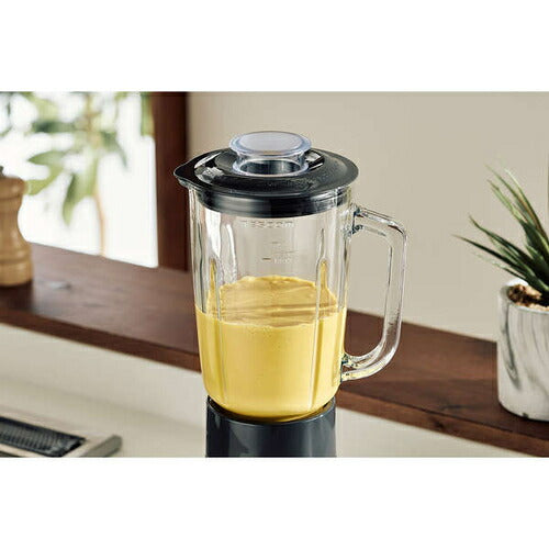 ジュースミキサー 1000ml ガラスボトル ダイヤルスイッチ式 グレー テスコム TMX45A-H