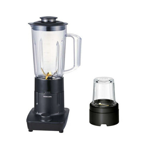 ジュースミキサー＆ミル 1000ml トライタン ダイヤルスイッチ式 ブラック テスコム TMX50A-K