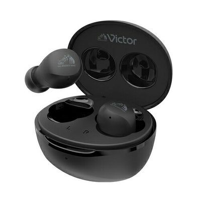 Victor ビクター 完全ワイヤレスイヤホン Bluetooth対応 ブラック JVCケンウッド HA-A6T-B