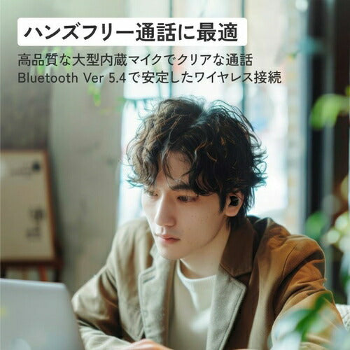 Victor ビクター 完全ワイヤレスイヤホン Bluetooth対応 ブラック JVCケンウッド HA-A6T-B