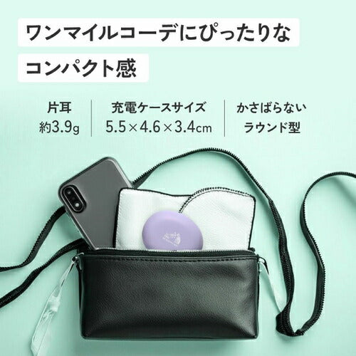 Victor ビクター 完全ワイヤレスイヤホン Bluetooth対応 ホワイト JVCケンウッド HA-A6T-W