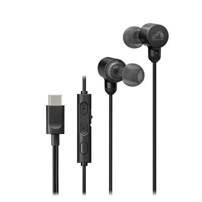 ハイレゾ対応 USB Type-C イヤホン ブラック JVCケンウッド HA-FR29UC-B