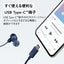 ハイレゾ対応 USB Type-C イヤホン ブルー JVCケンウッド HA-FR29UC-A