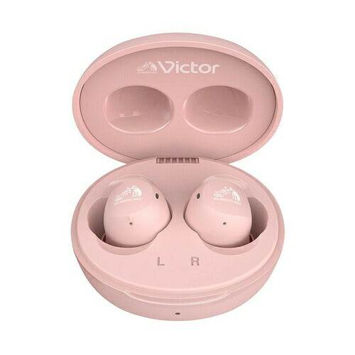 Victor ビクター 完全ワイヤレスイヤホン Bluetooth対応 ピンク JVCケンウッド HA-A6T-P