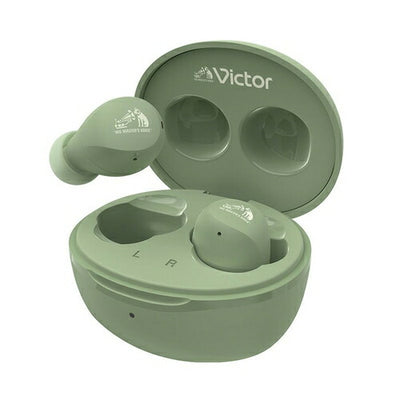 Victor ビクター 完全ワイヤレスイヤホン Bluetooth対応 グリーン JVCケンウッド HA-A6T-G