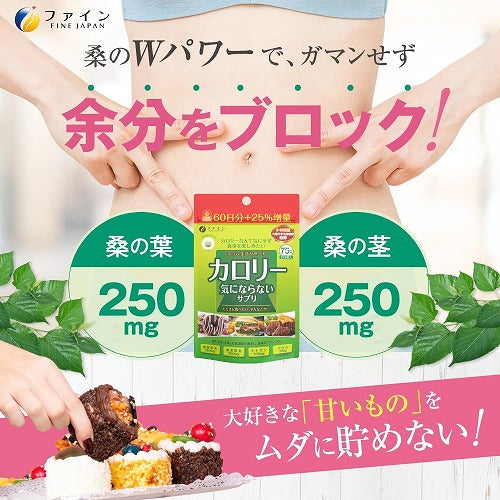 FINE ファイン カロリー気にならないサプリ 大容量 375粒 75日分