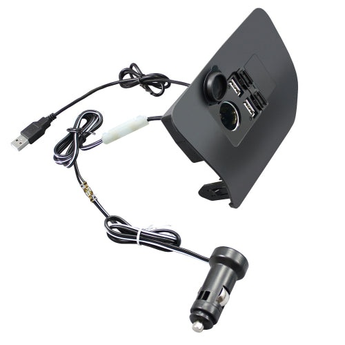YAC 槌屋ヤック フロントコンソール電源BOX ソケット USBポート 車内充電 SYP1 トヨタ 30系 プリウス専用