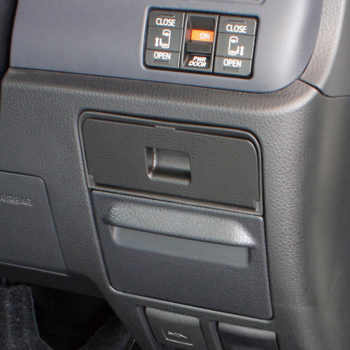 YAC 槌屋ヤック ビルトインETCカバー 盗難防止 すっきり収納 SYNV8 トヨタ 80系 ノア ヴォクシー エスクァイア専用