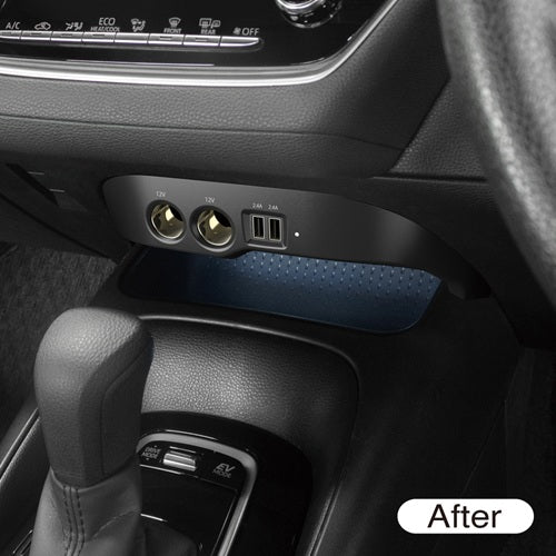 YAC 槌屋ヤック 電源BOX ソケット USBポート 車内充電 SYCO3 トヨタ 210系 カローラ専用