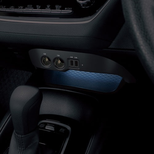 YAC 槌屋ヤック 電源BOX ソケット USBポート 車内充電 SYCO3 トヨタ 210系 カローラ専用