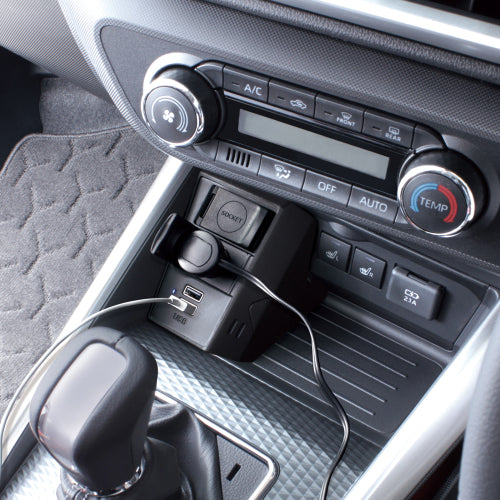 YAC 槌屋ヤック 電源BOX ソケット USBポート 車内充電 SYRR3 トヨタ ライズ ダイハツ ロッキー専用