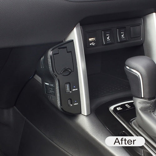 YAC 槌屋ヤック 電源BOX ソケット USBポート 車内充電 SYCO8 トヨタ カローラクロス専用