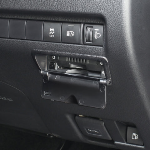 YAC 槌屋ヤック ビルトインETCカバー 盗難防止 すっきり収納 SYHR16 トヨタ 80系 ハリアー専用