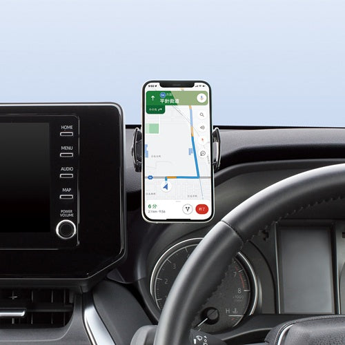 YAC 槌屋ヤック スマホスタンド SYHR17 トヨタ 80系 ハリアー専用