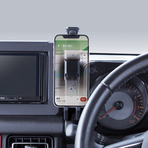 YAC 槌屋ヤック スマホスタンド SYSZ6 スズキ JB64 JB74 ジムニー ジムニーシエラ専用