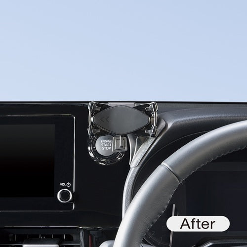 YAC 槌屋ヤック スマホスタンド SYNV17 トヨタ 90系 ノア ヴォクシー専用