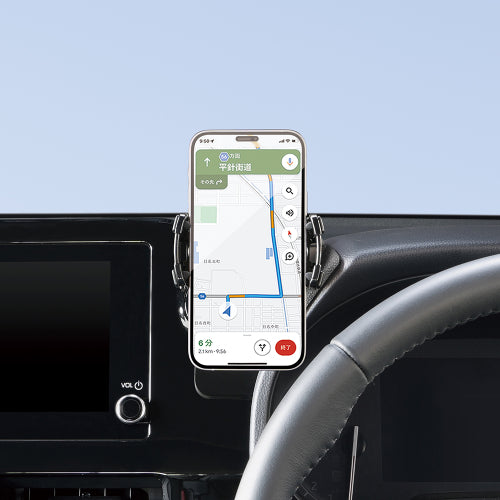 YAC 槌屋ヤック スマホスタンド SYNV17 トヨタ 90系 ノア ヴォクシー専用