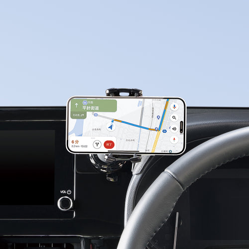 YAC 槌屋ヤック スマホスタンド SYNV17 トヨタ 90系 ノア ヴォクシー専用