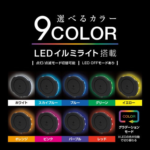 YAC 槌屋ヤック ワイヤレスチャージ マグホルダー 置くだけ充電 ワイヤレス充電 SYHR19 トヨタ 80系 ハリアー専用