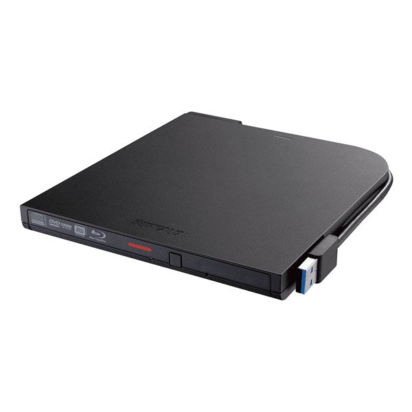 BUFFALO バッファロー ポータブルブルーレイドライブ BRXL-PTV6U3-BKB ブラック BDXL対応 USB3.2