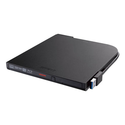 BUFFALO バッファロー ポータブルブルーレイドライブ BRXL-PTV6U3-BKB ブラック BDXL対応 USB3.2