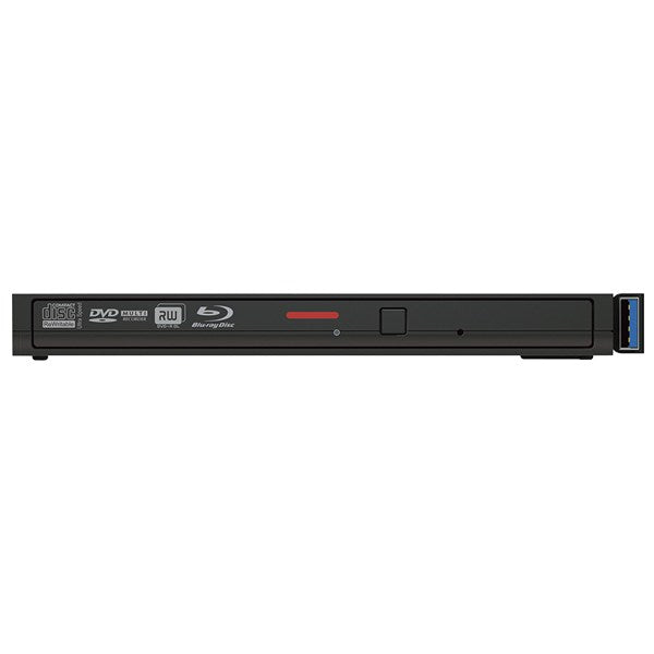 BUFFALO バッファロー ポータブルブルーレイドライブ BRXL-PTV6U3-BKB ブラック BDXL対応 USB3.2