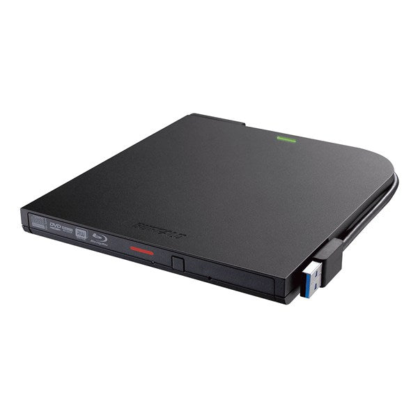 BUFFALO バッファロー ポータブルブルーレイドライブ BRXL-PTV6U3-BKB ブラック BDXL対応 USB3.2