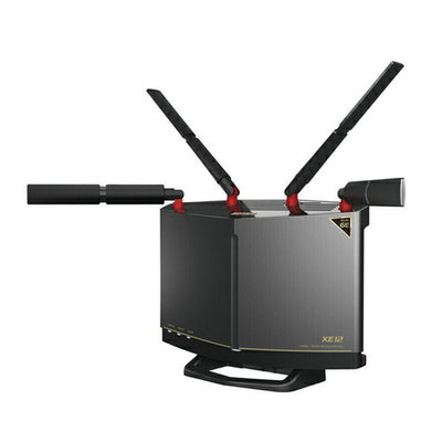 Wi-Fi 6E(11ax)対応トライバンドWi-Fiルーター 4803+4803+1147Mbps チタニウムグレー バッファロー WXR-11000XE12/D
