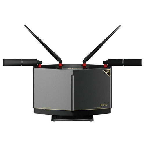 Wi-Fi 6E(11ax)対応トライバンドWi-Fiルーター 4803+4803+1147Mbps チタニウムグレー バッファロー WXR-11000XE12/D