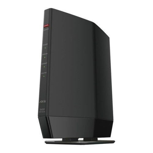 無線LAN親機 Wi-Fi 6 11ax対応 Wi-Fiルーター 4803+573Mbps 4+2アンテナ バッファロー WSR-5400AX6P/DBK