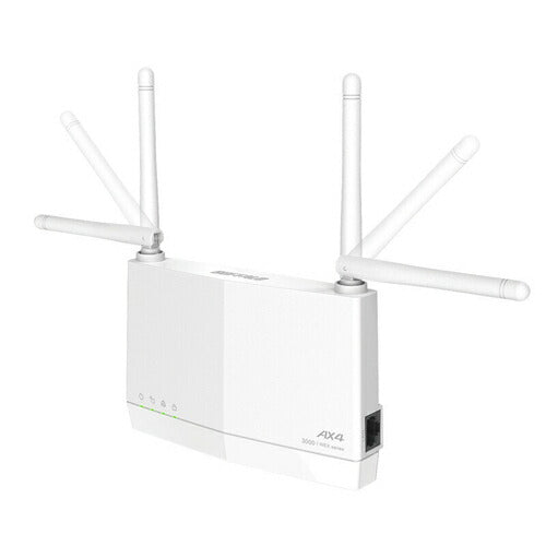 Wi-Fi中継機 11ax 2401+573Mbps AirStation ホワイト 据え置き バッファロー WEX-3000AX4EA/D