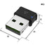 Wi-Fi アダプター AirStation（エアステーション）小型タイプ Wi-Fi 5（11ac）対応 866＋400Mbps USB 2.0 ブラック バッファロー WI-U2-866DM