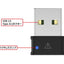 Wi-Fi アダプター AirStation（エアステーション）小型タイプ Wi-Fi 5（11ac）対応 866＋400Mbps USB 2.0 ブラック バッファロー WI-U2-866DM