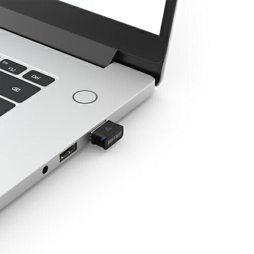 Wi-Fi アダプター AirStation（エアステーション）小型タイプ Wi-Fi 5（11ac）対応 866＋400Mbps USB 2.0 ブラック バッファロー WI-U2-866DM