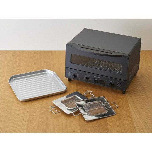 オーブントースター 1225W/食パン4枚 ブラック コイズミ KOS-1236/K