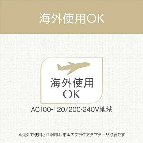 マイナスイオンストレートアイロン ホワイト (幅22×長さ90mm) コイズミ KHS-8420/W