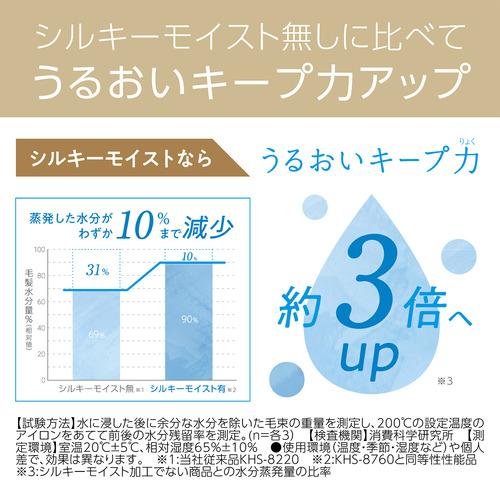 マイナスイオンストレートアイロン ホワイト (幅12×長さ90mm) コイズミ KHS-8450/W