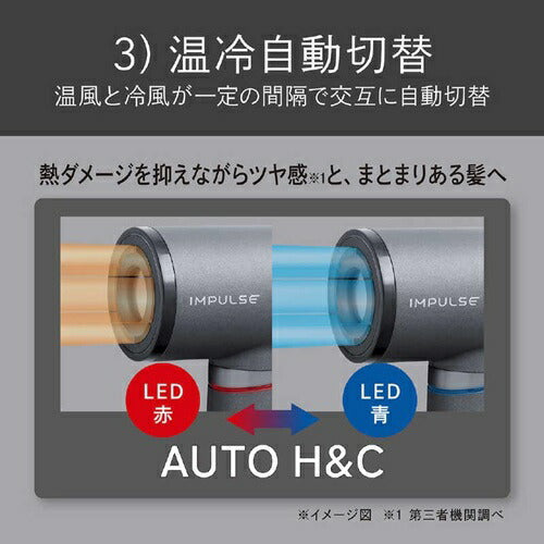 ハイスピードマイナスイオンドライヤー グレー コイズミ KHD-B200/H