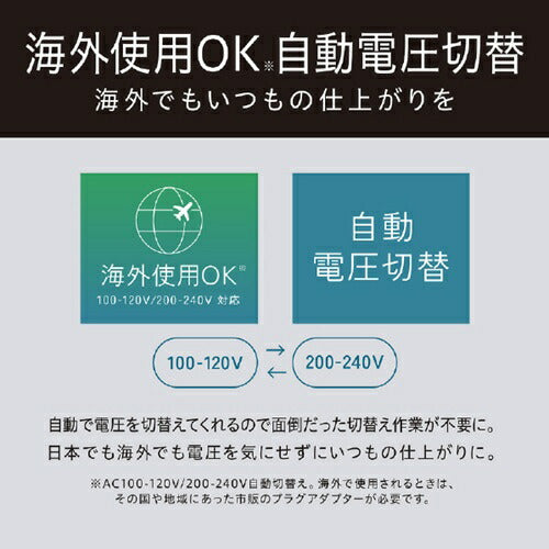 マイナスイオン ヘアードライヤー グレー 小泉成器 KDD-0030/H